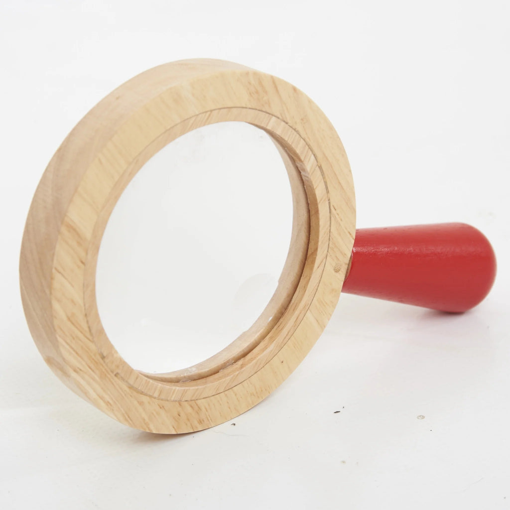 Kids Wooden Magnifying Glass Toy Learning & Exploration Tool